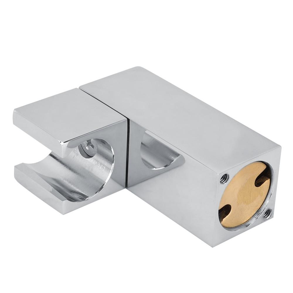 Square Shower Head Holder Wall Mount Shower Bracket Sturdy Handheld Shower Holder  Hotel Bathroom