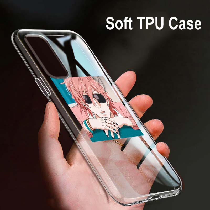 Anime Yarichin Club For OPPO Reno7 SE 6 5 Z F 4G 5G Find X2 X3 Neo Lite Pro Plus Transparent Soft Phone Case Coque