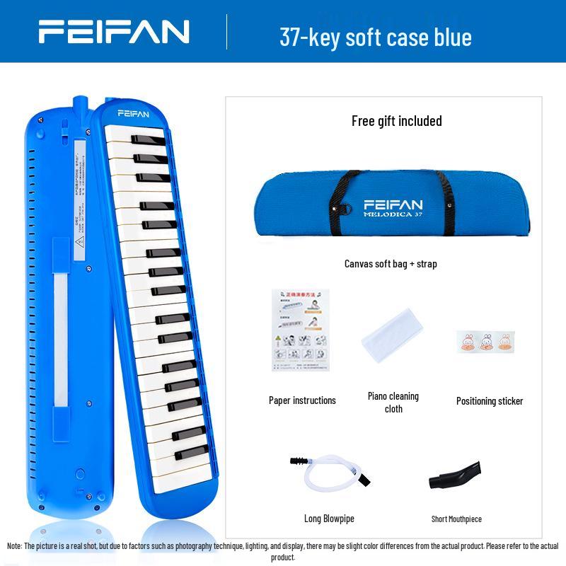 Feifan 37-Key Harmonica with Soft Case for Beginner Students and Children