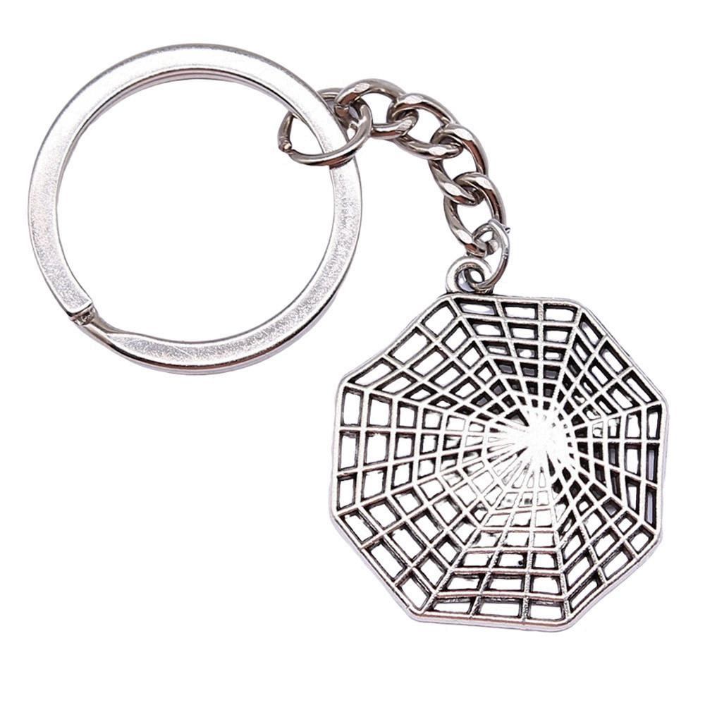 Bat Charm Keychain Spooky Insect Key Holder Halloween Day 28mm Ring