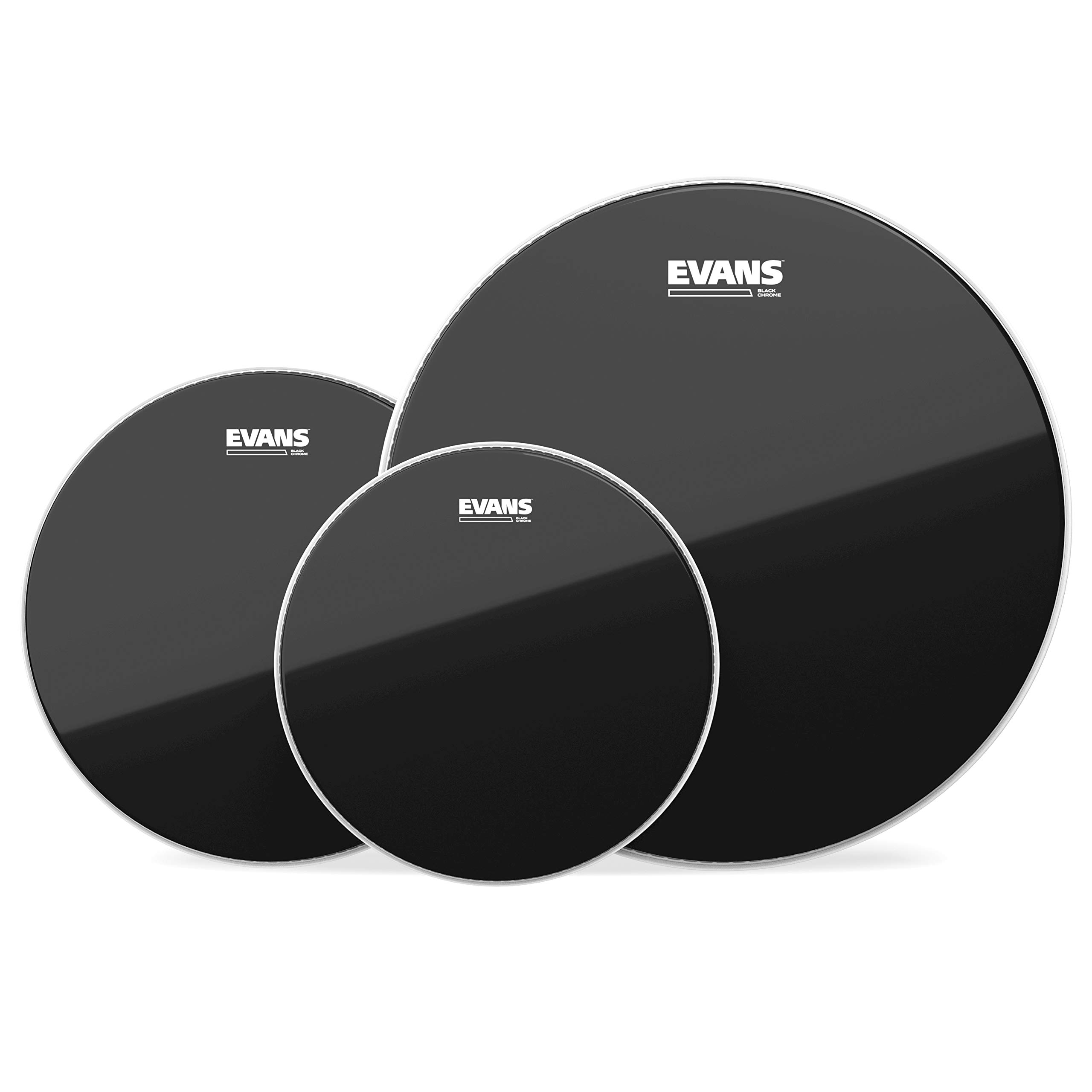 

Evans ETP-CHR-F 101214 inch Fusion Tom Pack - Black Chrome