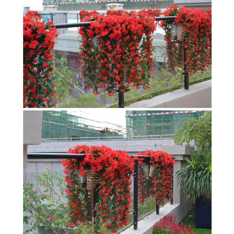 Realistic Silk Plastic Violets Wall Mounted Floral Display Maintenance Frees Indoor Decorative Flower Accessory