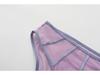 French Color Block Low-Waist Mesh Hip-Hugging Briefs for Women