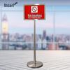 Stainless Steel Double-Sided Display Stand