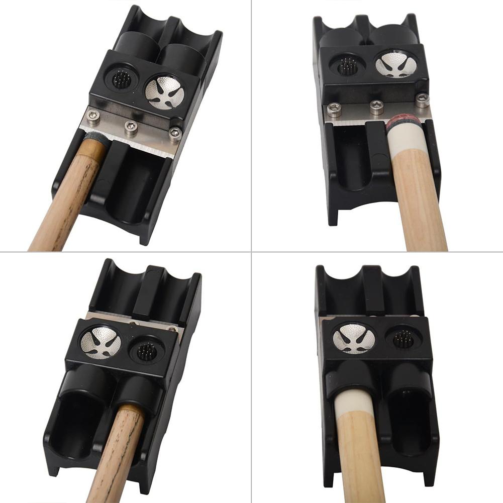 Pool Cue Tip Shaper Pool Cue Tip Repair Tool 9 In 1 Pool Cue Shaping Tool Pool Cue Tips Replacement Kit for Quick Repair