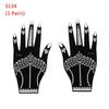 Nuovo Stencil Tatuaggio Henna Moda Tatuaggi Temporanei Mano Kit Pittura Body Art DIY Adesivo Modello Matrimonio Indiano Strumenti Kit Pittura