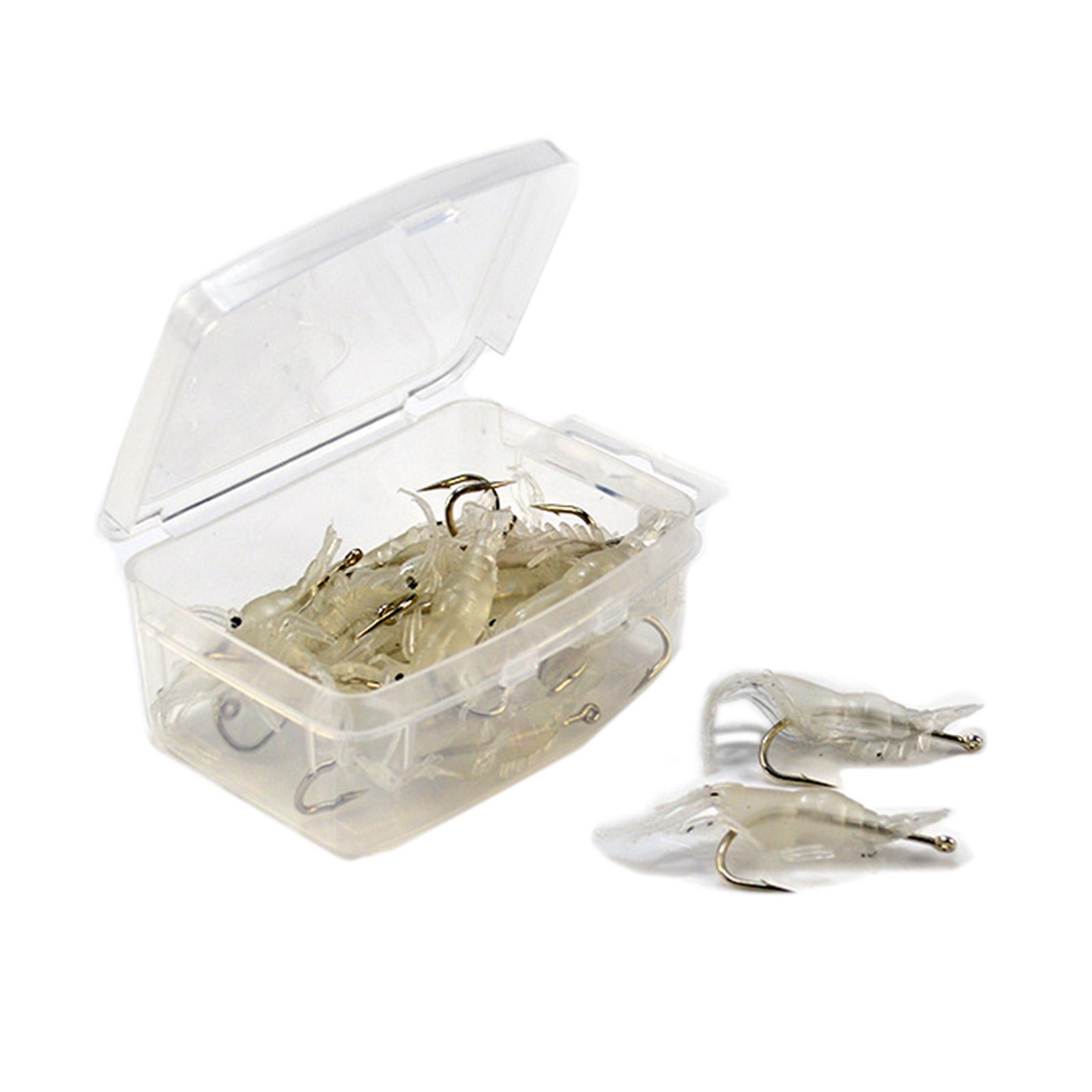 

10Pcs Soft Prawn Fishing Lures Simulation Soft Prawn Lures Shrimp Baits Hook Soft Shrimp Fishing Lures Soft Shrimp Baits A