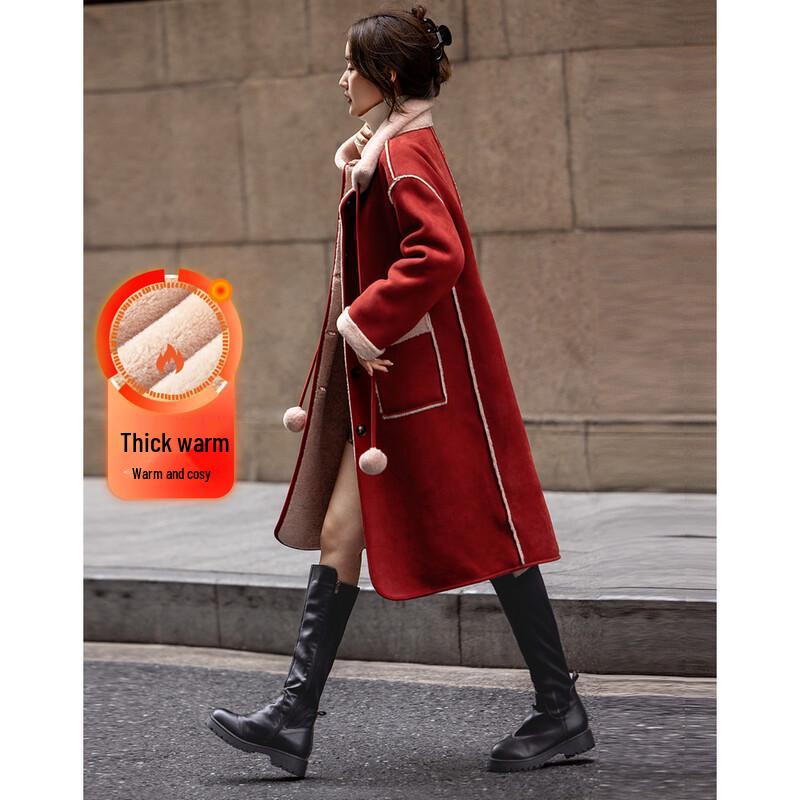 Women s Winter Academy Style Fleece Padded Coat L