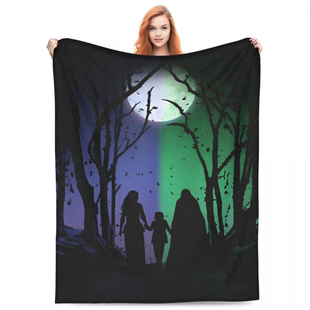 Agatha All Along Movie Film Action Flannel Blanket Warm Soft Throw Blanket for Outdoor Camping Funny Bedspread Sofa Bed Cover