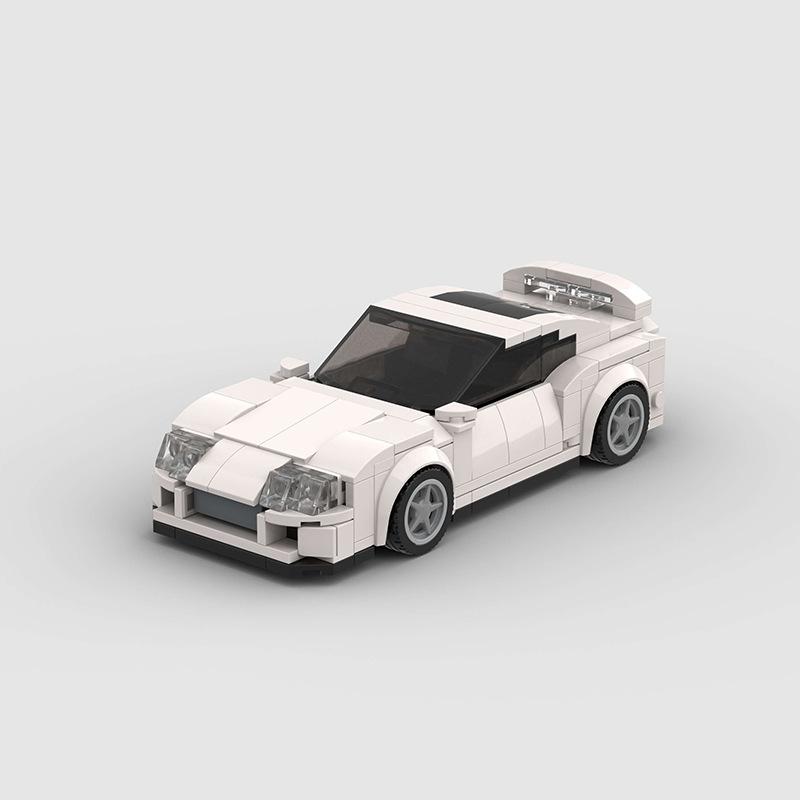 MOC Technical Car City Speed Vehicle Vetro Car Rally Building Blocks Bricks Ornament Creative Toys For Kids Adults Birthday Gift