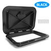 270x375mm Marine Deck Access Hatch Cover ABS Waterproof Push Out Opening Portlight For Boat Yacht RV 11 Inch Inspection Cover