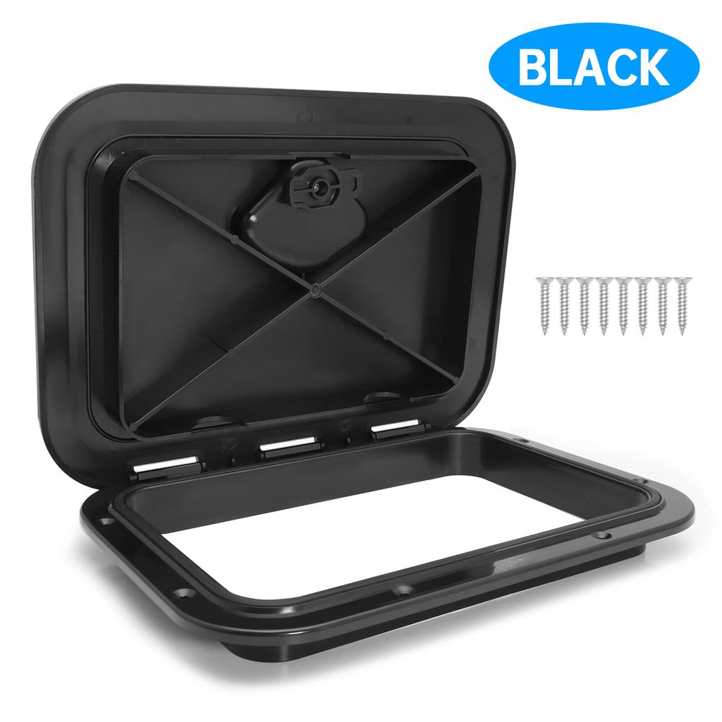 270x375mm Marine Deck Access Hatch Cover ABS Waterproof Push Out Opening Portlight For Boat Yacht RV 11 Inch Inspection Cover