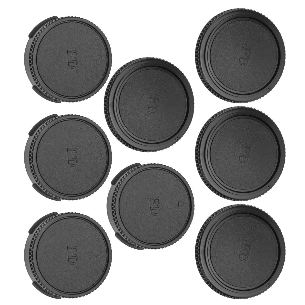 Camera Front Body Cap Rear Lens Cap Cover Set Compatible for Canon FD Mount Lens and Body