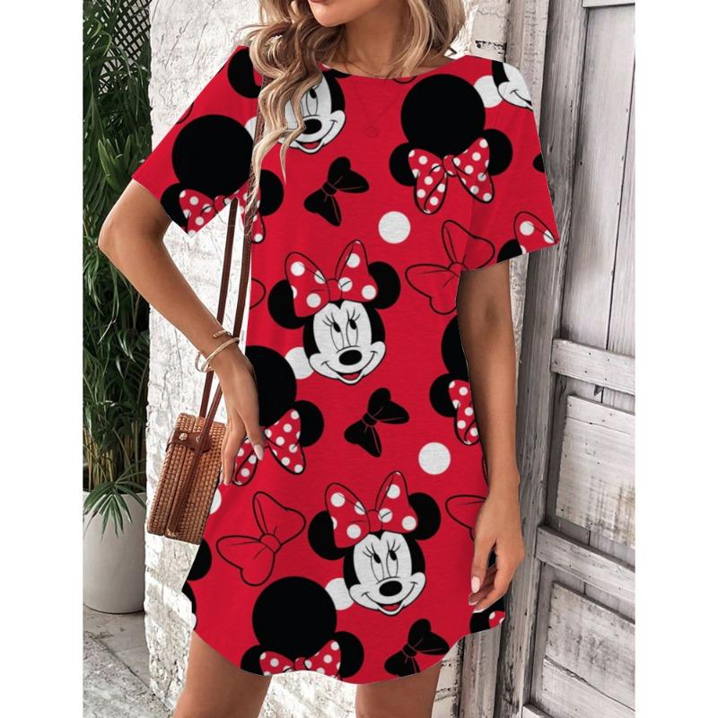2025 Summer Animal Printed Dress Women's Short Sleeved Beach Sunwear Elegant Casual Party Dress