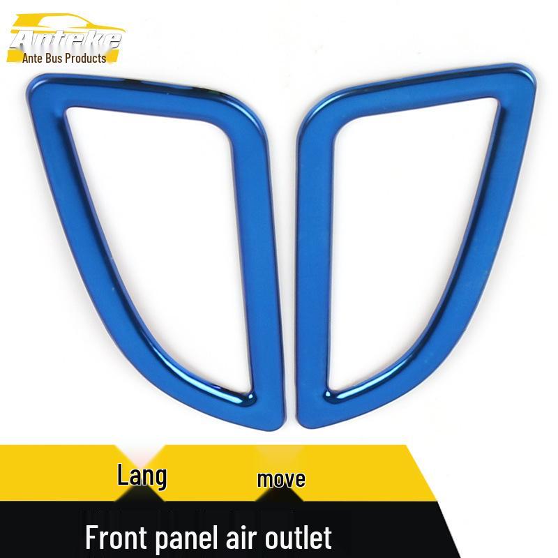 Elantra Stainless Steel Air Vent Trim for Center Console