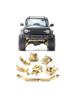 Brass Weight Steering Link Block  Diff Cover Casters Block for 1/18  Crawler Car 4-M