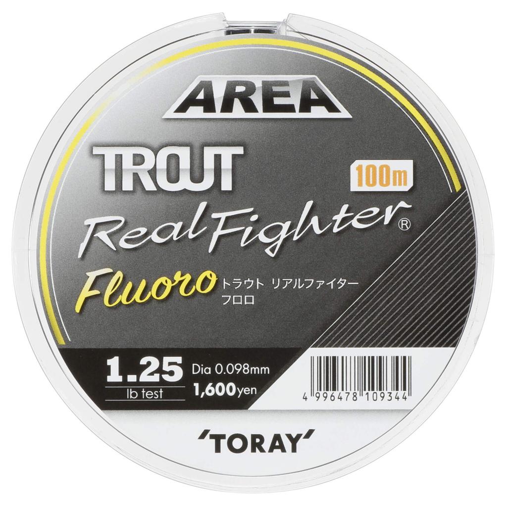 Żyłka fluorocarbonowa Toray Trout Real Fighter, 100m, 1.25lb, Naturalna