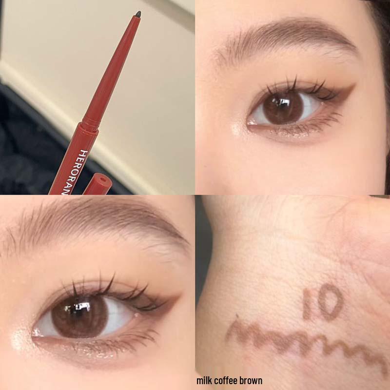 KuaJing Ink Wing Waterproof Long-Lasting Smooth Eyeliner Gel Pencil - No Smudge, Sweatproof, Beginner-Friendly.