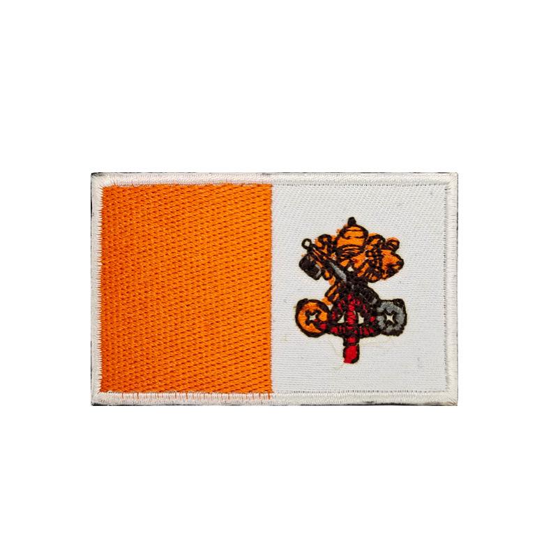 European Flags Embroidered Patches for Bags & Hats - Morale Badges with Hook, Loop & Iron-On Backing