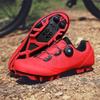 Unisex Road & Mountain Bike Cycling Shoes with Lock-Free Flat Bottom