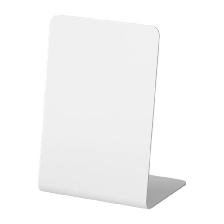 

Erasable Magnetic Memoboard Tabletop Blackboard Metal Memoboard Desktop Note Display Board For Office Home Kitchen