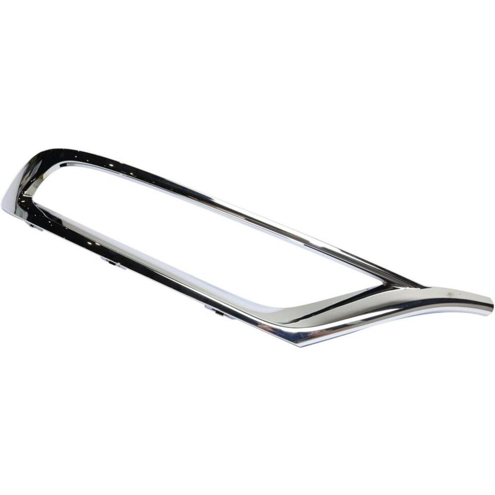 Replacement Bumper Trim Set For 2015-2022 Chrysler 300 Front Outer Center Chrome