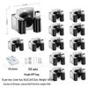 Stainless Steel Wall-Mounted Mop and Broom Holder, Punch-Free Clip for Bathroom Storage