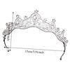 Sparkling Bridal Crown Luxury Queen Princess Tiara Hair Ornaments Crystal Crown  Wedding