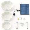 Solar Fountain Pump DIY 3.5W Solar Water Pump with 3 Tiers Birdbath Solar Fountain Detachable Solar Pump For Birdbath Fish