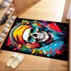 Skull With Headphones Artwork Floor Mats for Living Room, Bedroom and Room Decoration Are Suitable for Gifts.
