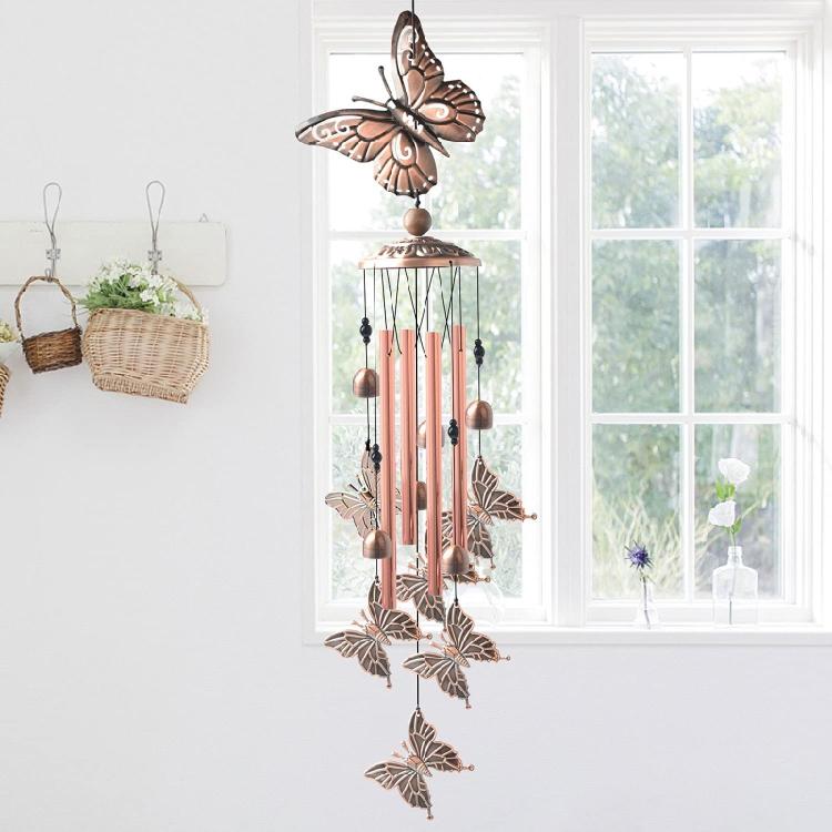 Butterfly WindChime Perfectly Decorate Garden or Yard Outdoor Decorations Windchimes for Christmas, Weddings, Birthdays