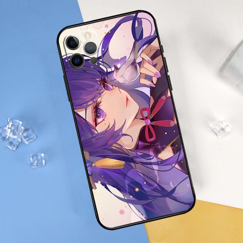 Baal Genshin Impact Game Phone Case For iPhone 16 Pro 15 Pro 11 13 14 Pro Max 12 Mini XR 16 15 Plus 16e Cover Shell