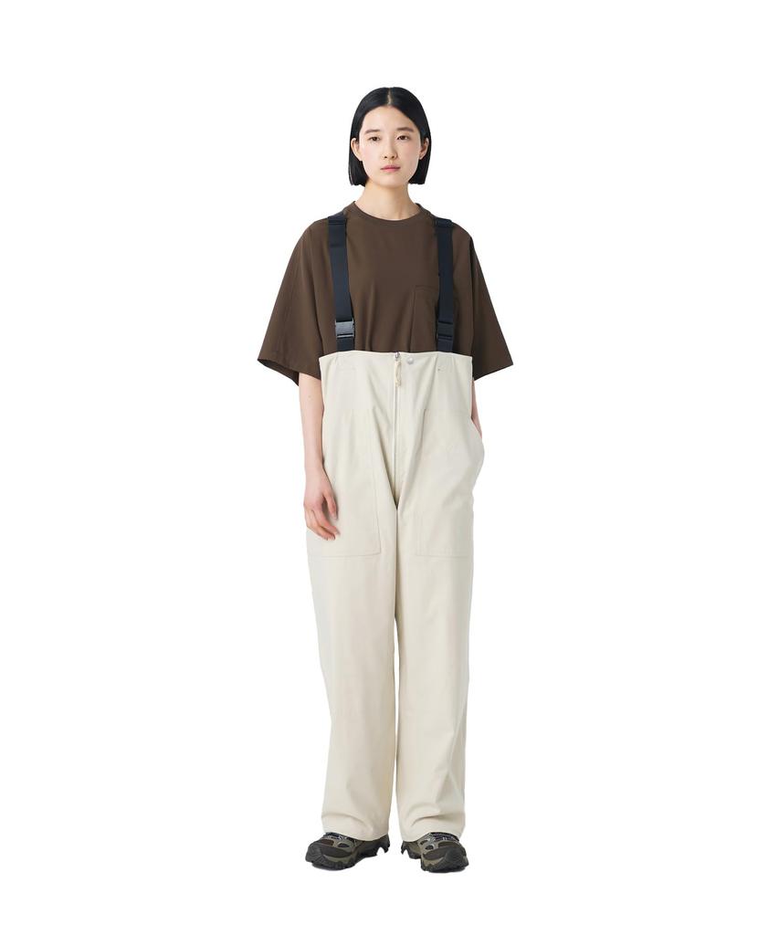 Snow Peak TAKIBI Herringbone Overall Flame Size M AO-26SU001 Overalls, Jumpsuit, Coveralls, Retardant, Men's & Women's, ECRU,