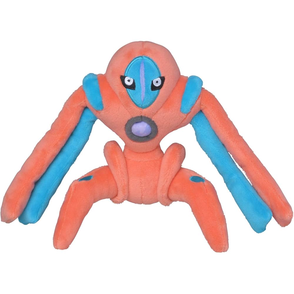 Pokmon Center Original Pokmon Fit Deoxys Plush Toy Defense Form 12x18x15.5 cm
