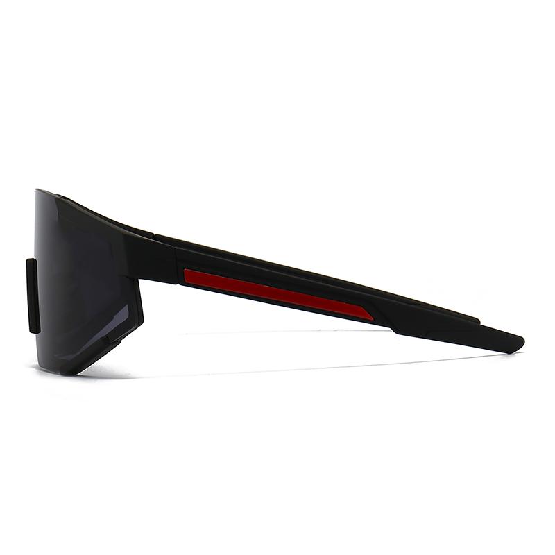 Sps04 One-Piece Oversized Frame One-Piece Retro Sunglasses Modern Charm Glasses Trendy Street Photography Sunglasses