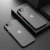 For iPhone 17e 2026 Hard PC Armor Matte Shockproof Camera Protector Funda Bumper Cases Cover Fashion Color Blocking 17E Case
