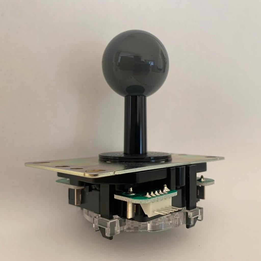 Sanwa Electronics PCB Type Joystick Lever, Gray, Flat Iron Plate with Shaft Cover, JLX-TP-8YT-SK-DH