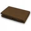 Cotton Fitted Sheet 220x200 cm DURABLE COLOR Brown Polish