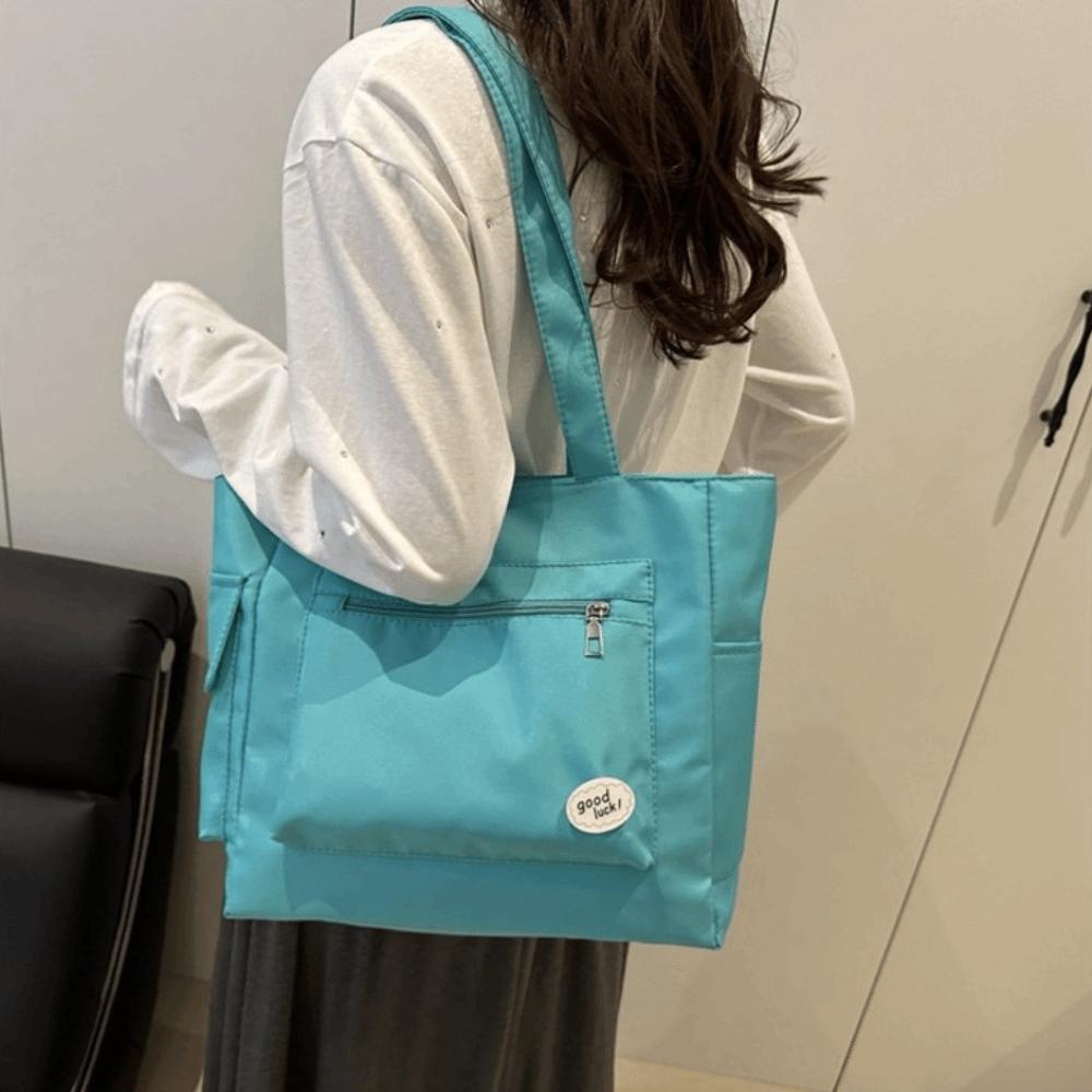 Korean Women's Shoulder Bag Light Weight Student Handbag Trendy Large Capacity Tote Bag Ladies