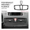 For Renault Megane RS 2009 2010 2011 2012 2013 2014 2015 Top Suede Trim LHD RHD Sticker Car Center Console Air Vent Trim