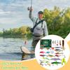 Fishing Countdown 24 Days Christmas Calendar Advent Realistic Lures Set For Freshwater Saltwater Fisherman Adult Men Teen Boys