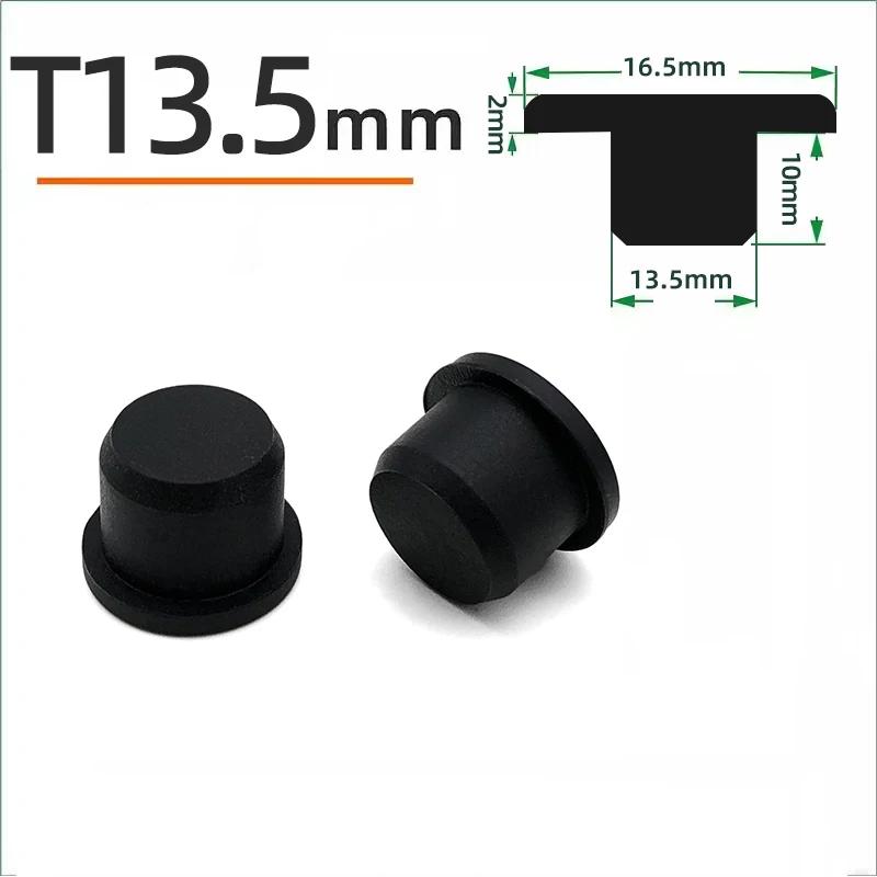Schwarzer Silikonstopfen Ø 6mm-81,3mm Runde Staubdichte Dichtkappe Hitzebeständiger Silikon-Lochstopfen Dichtungs-Endkappe Schutzhülle