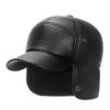 ZHENYUEQI Men's Winter PU Baseball Cap