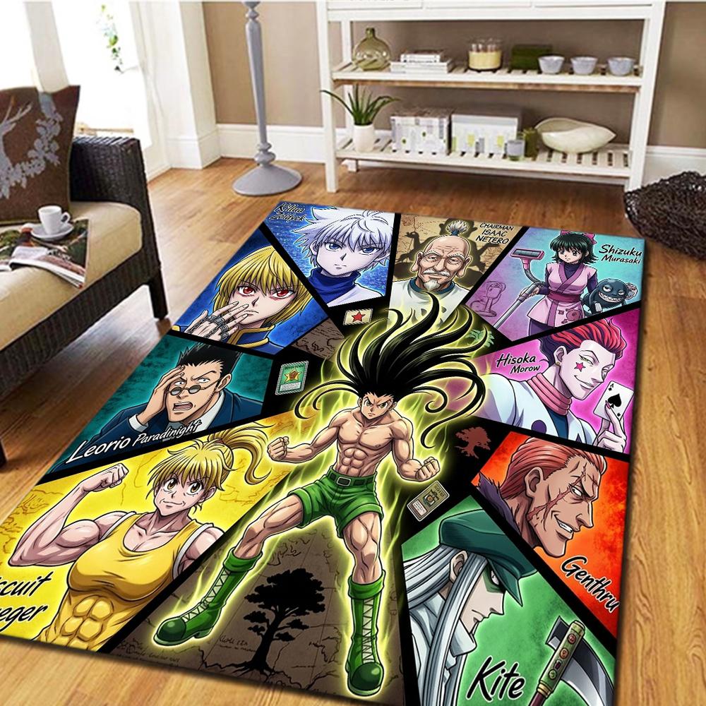 Hunter x Hunter Carpet - Living Room & Bedroom, Home Decor Cool Play Floor & Movie Mat -HE26