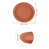 5Pcs Pottery Flowerpot Tray Plant Pot Holder Indoor Outdoor Gardening Accessories Waterproof Saucers Flower Pot Tray