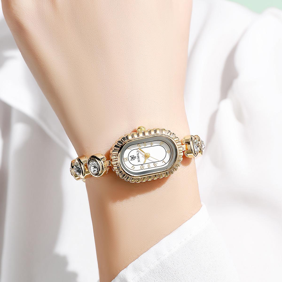 Doudou Bracelet Watch Niche Minimalist Oval Male Small Dial Exquisite Women S Watch