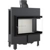 Steel Fireplace KRATKI LUCY Right 14 kW Ø 200