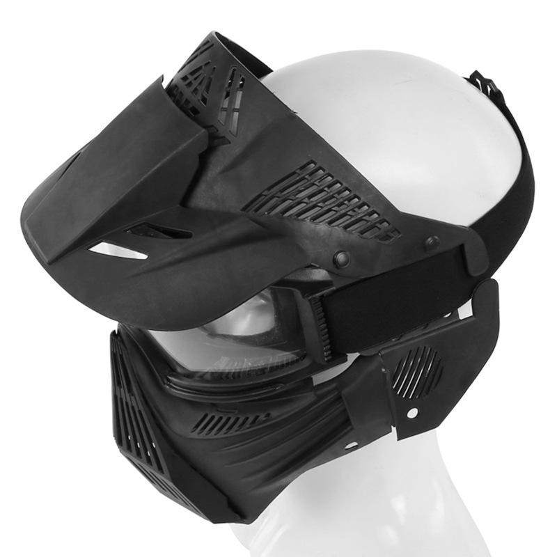 Tactical Dog Mask with Sports Lens and Nylon Protection