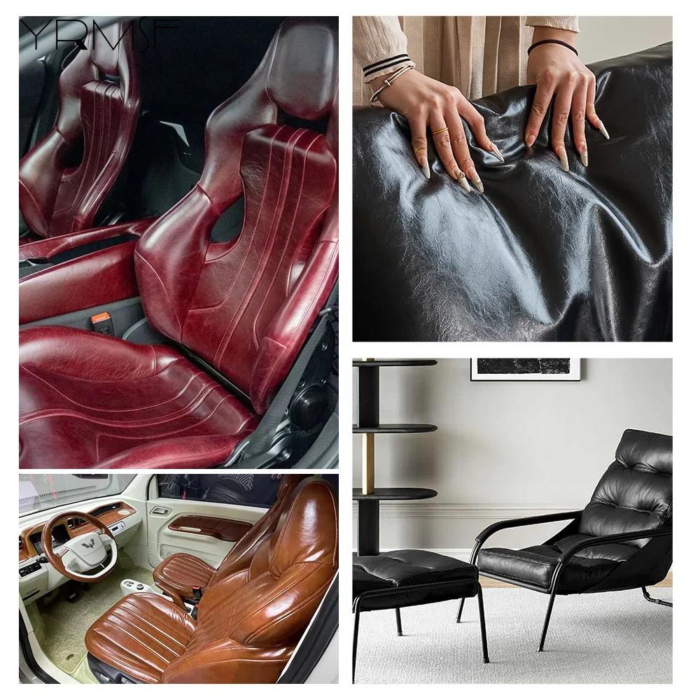 Self Adhesive Oil Wax Leather Fabric Repair Tape Leather Repair Patches Fix Sticker for Sofa Car Seat Table Chair Home 50x138cm