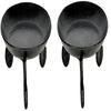 @ Small Wrought Iron Pillar Candle Stand 4.5 Inch Set Of 2